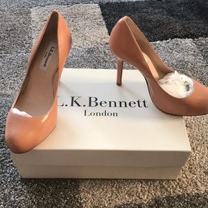L.K. Bennett Harper Blush Leather